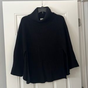 A New Day Black Poncho